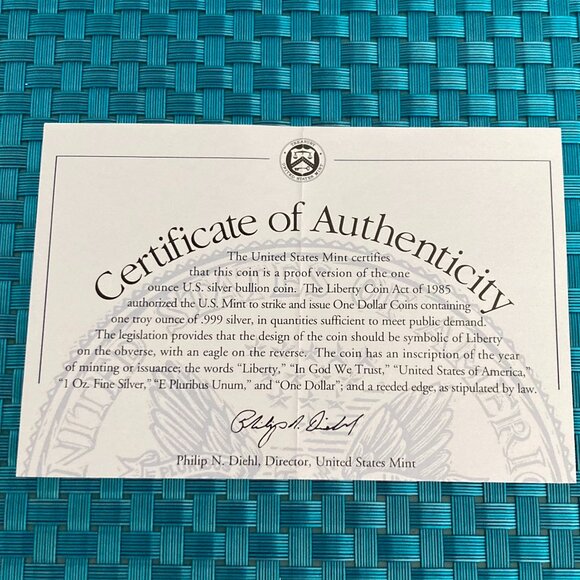 U.S. Mint American Eagles 1 oz Silver Bullion - Lot of 2 - Picture 7 of 15